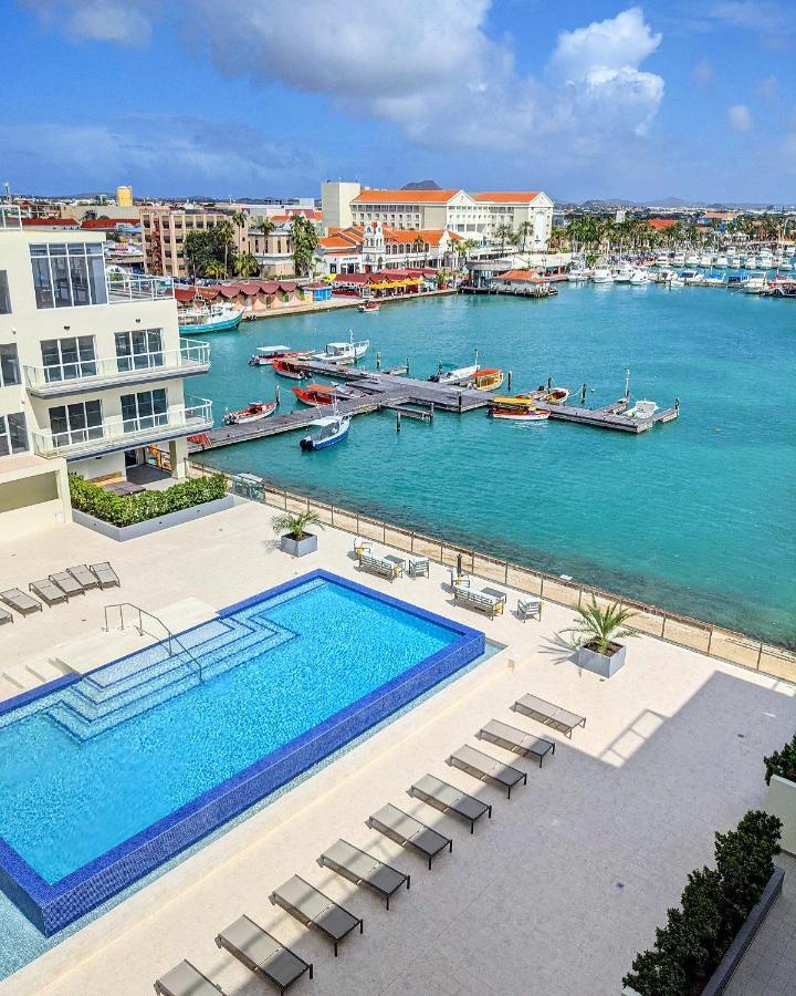 Luxury Condo With Infinity Pool & Ocean View Oranjestad Exterior foto